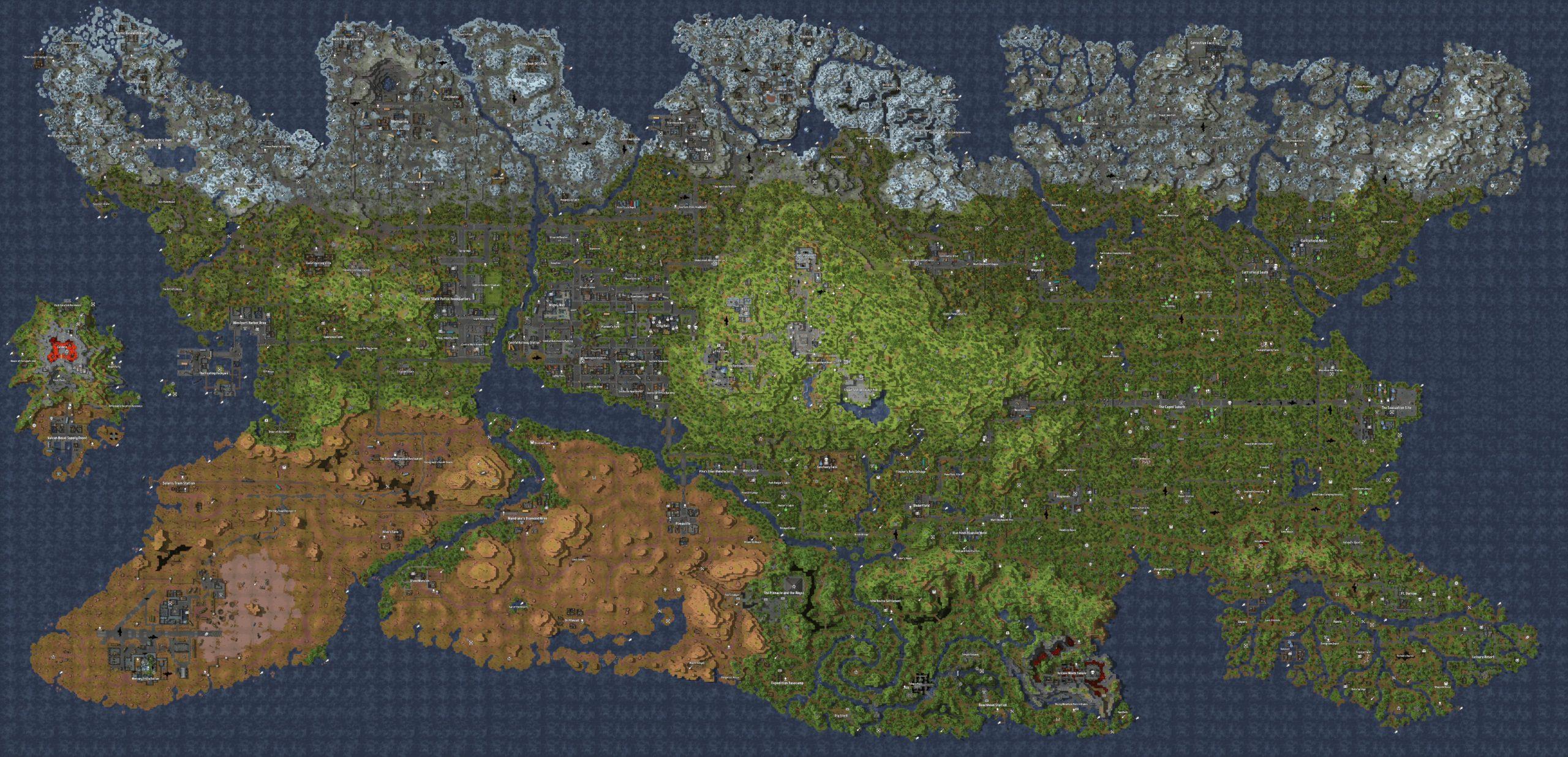 Game Map – Full HQ Map