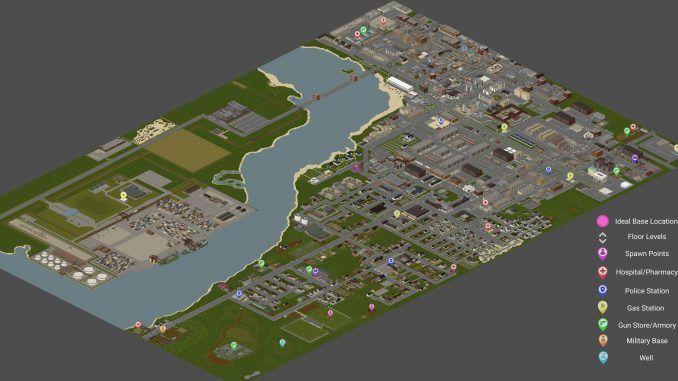 Project Zomboid Map – Raven Creek Map